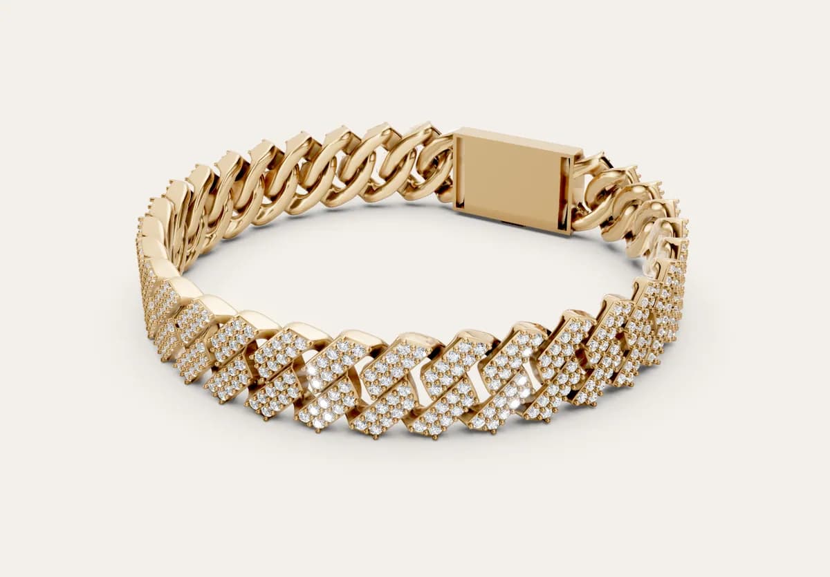 Diamond Cuban Bracelet thumbnail 2