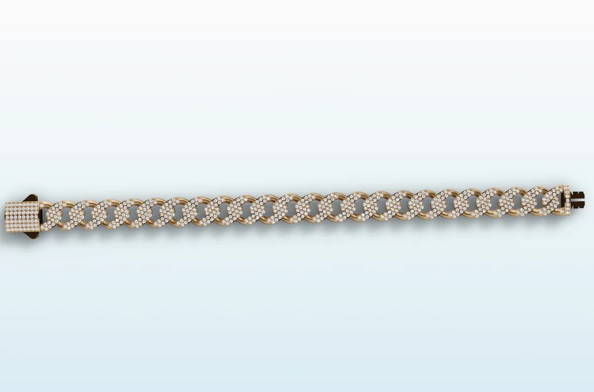 Diamond Cuban Bracelet thumbnail 5