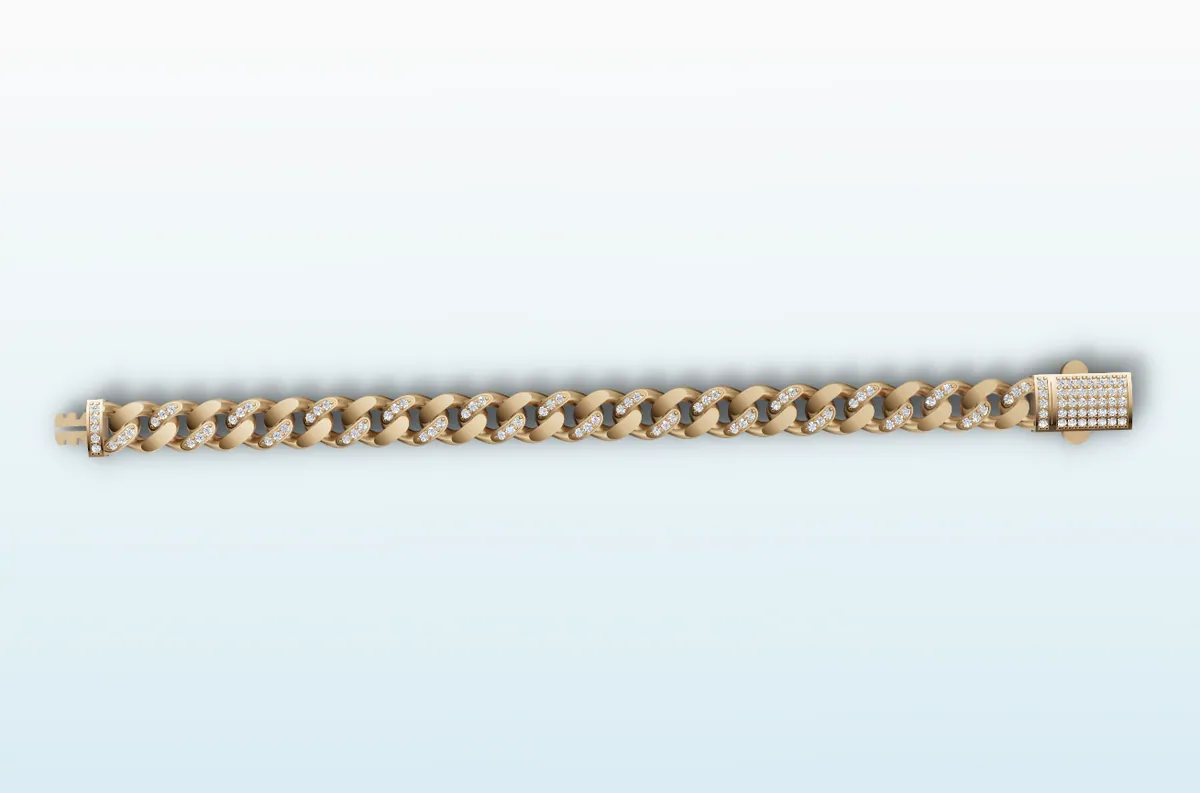Diamond Cuban Bracelet thumbnail 5