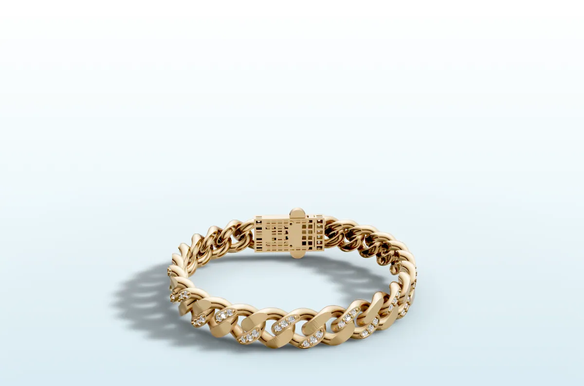 Diamond Cuban Bracelet thumbnail 7