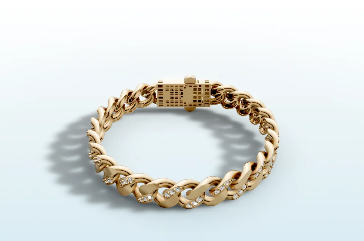 Diamond Cuban Bracelet thumbnail 9