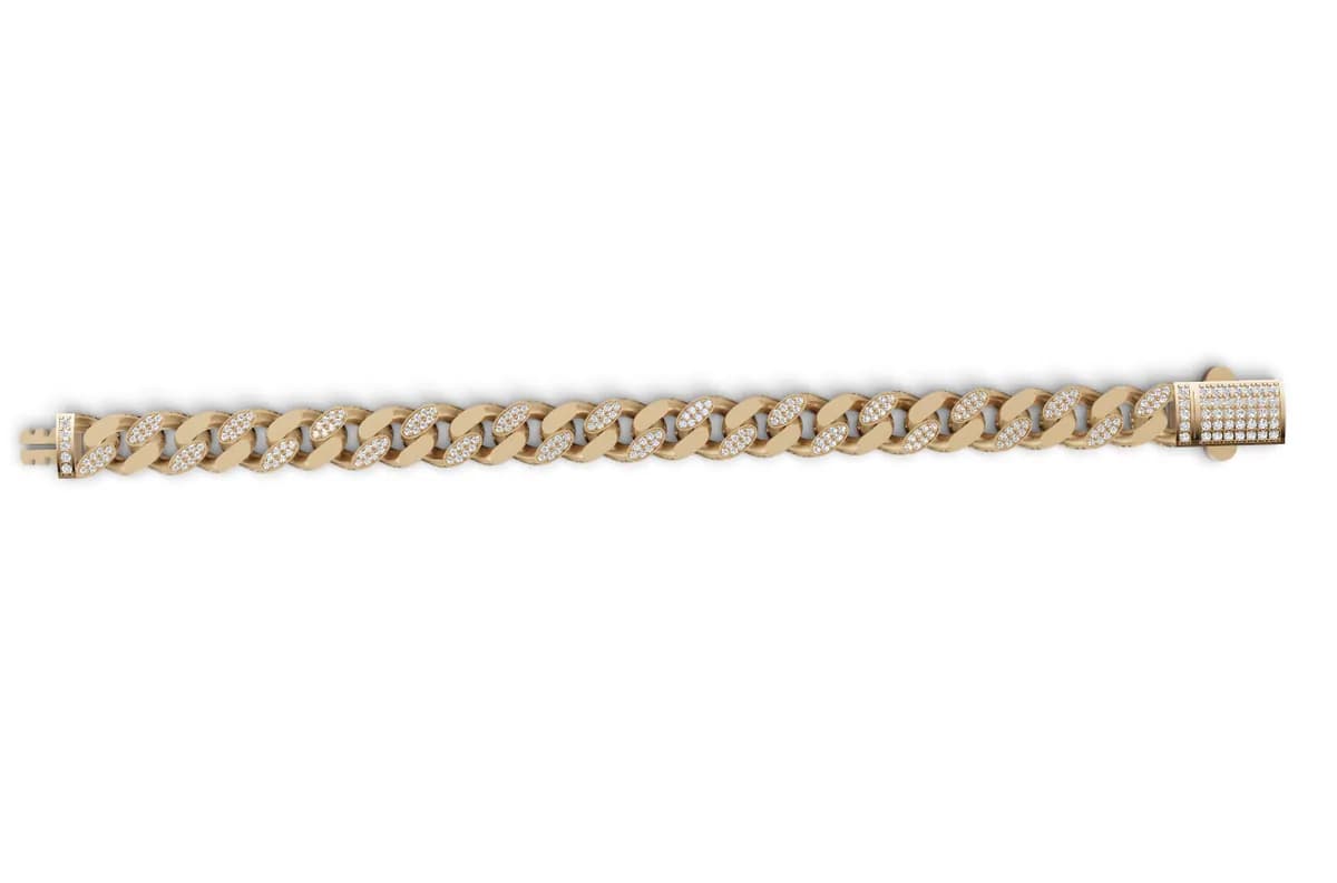 Diamond Cuban Bracelet thumbnail 2