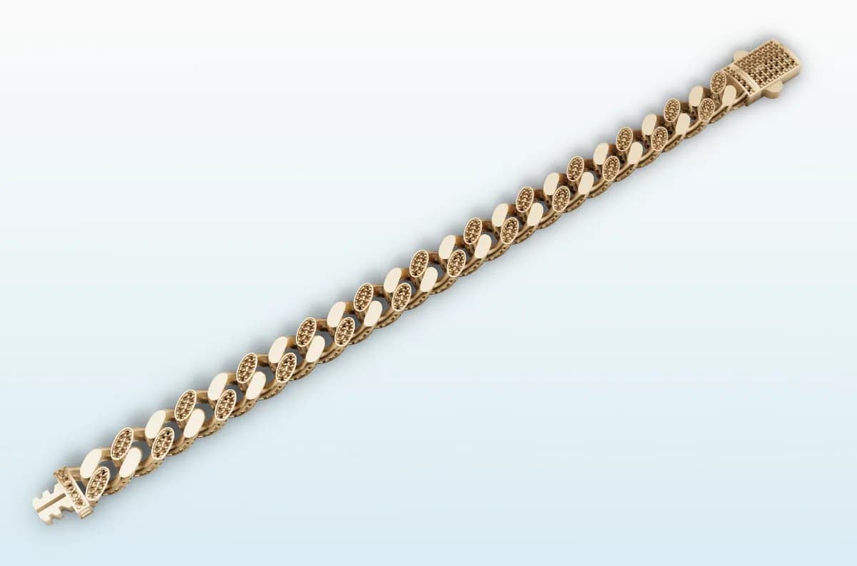 Diamond Cuban Bracelet thumbnail 4