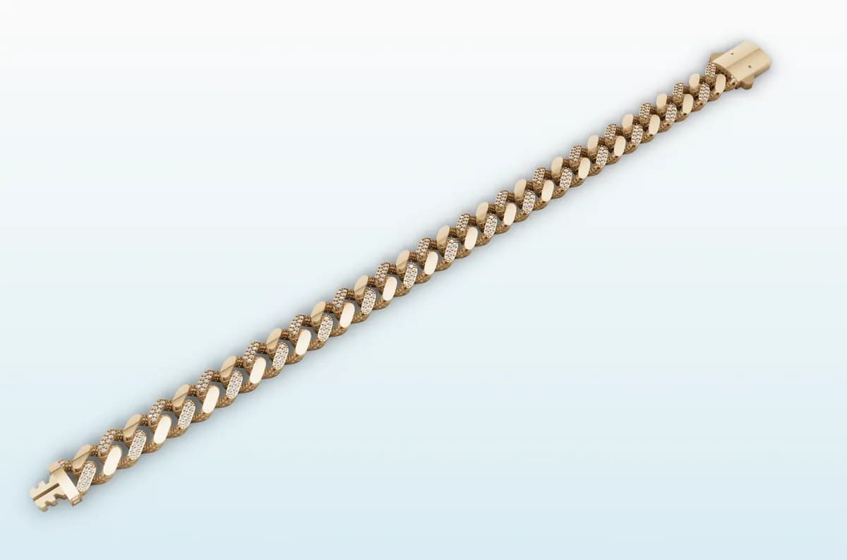 Diamond Cuban Bracelet thumbnail 3