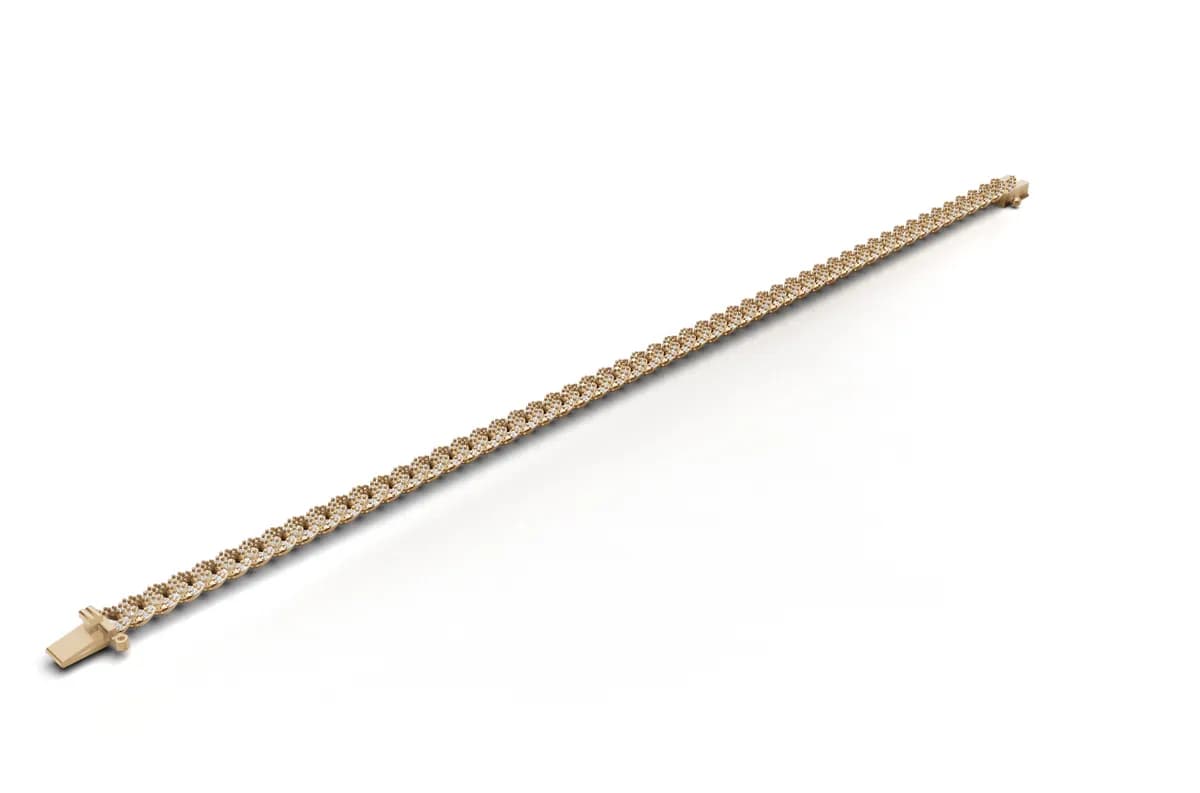 Diamond Cuban Bracelet thumbnail 2