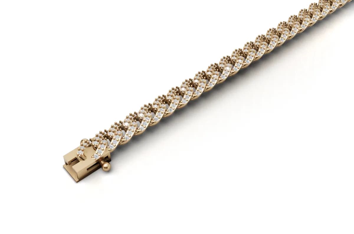 Diamond Cuban Bracelet thumbnail 4
