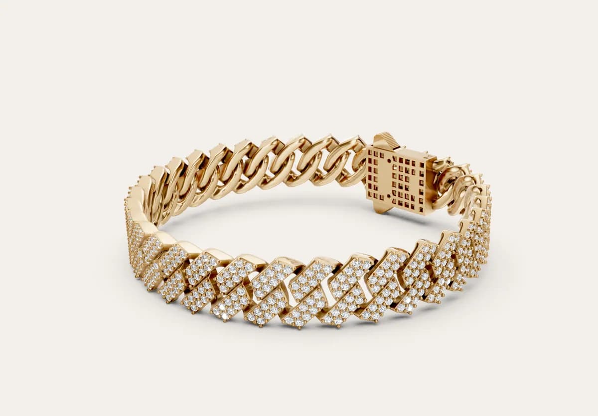 Diamond Cuban Bracelet thumbnail 2
