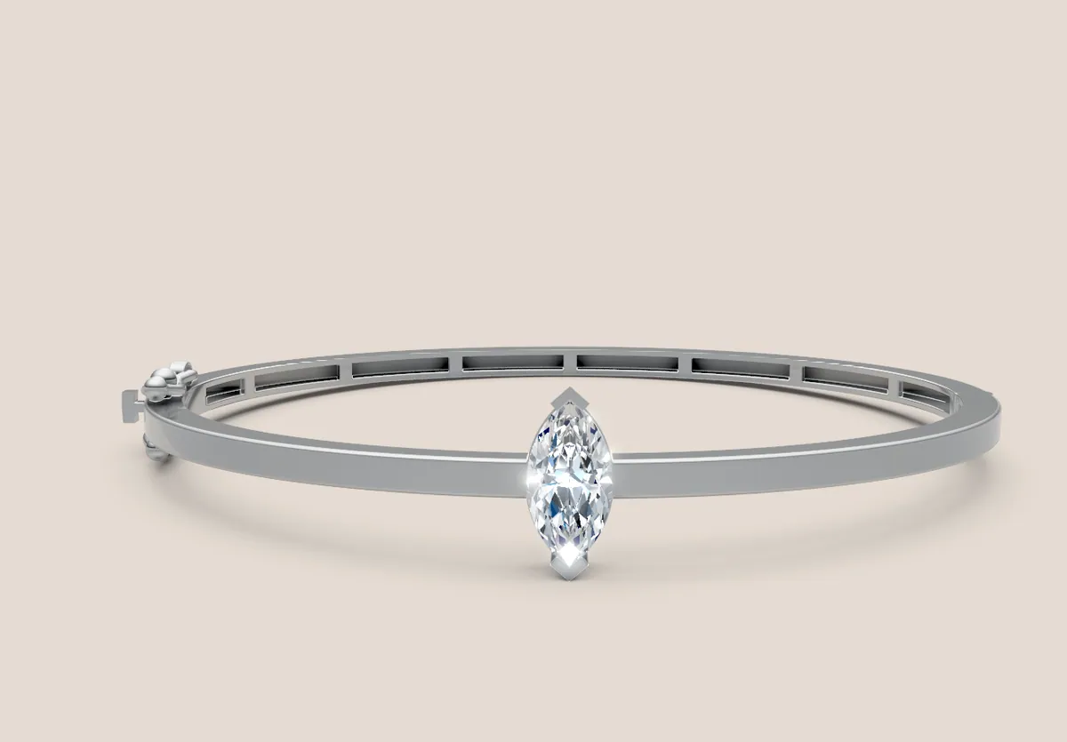 Marquise Diamond Bangle thumbnail 2