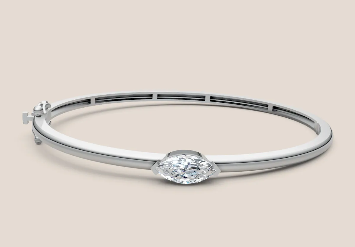 Marquise Diamond Bangle thumbnail 2