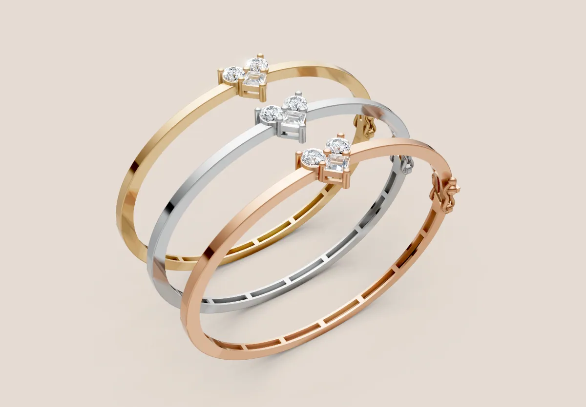 Princess Diamond Bangle thumbnail 4