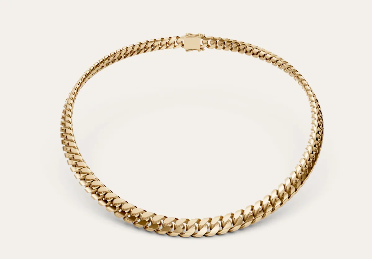 Diamond Cuban Necklace thumbnail 2