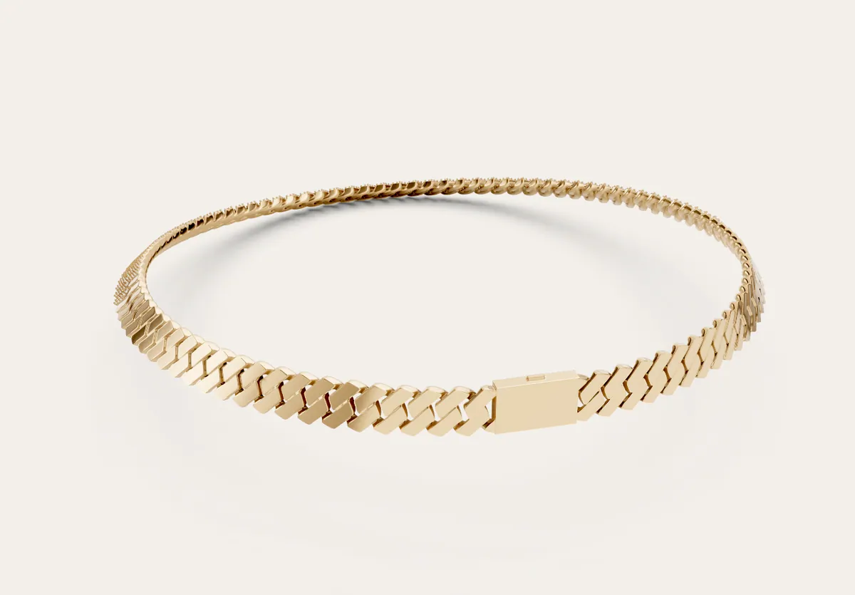 Diamond Cuban Necklace thumbnail 2