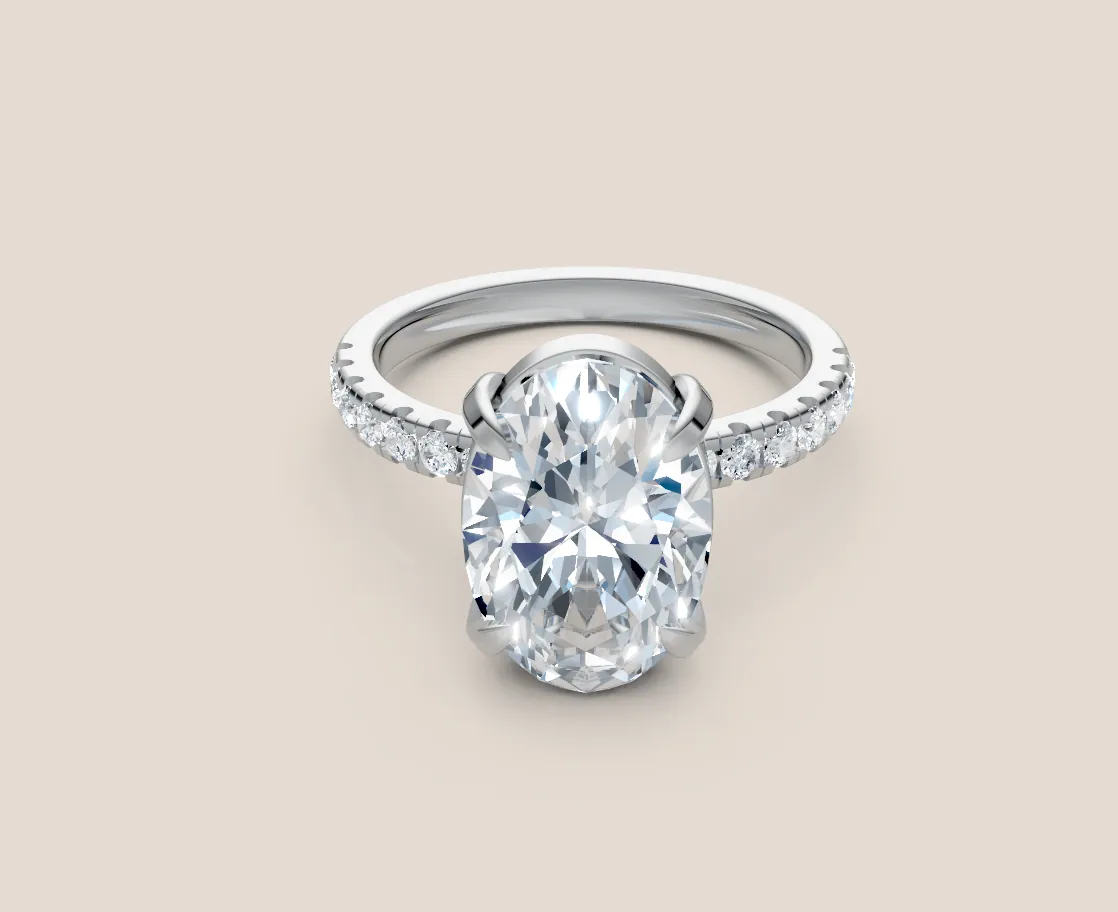 4ct Oval Ring