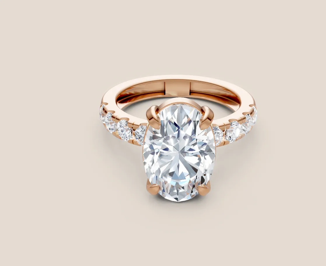 4ct Oval Ring 3 thumbnail 3