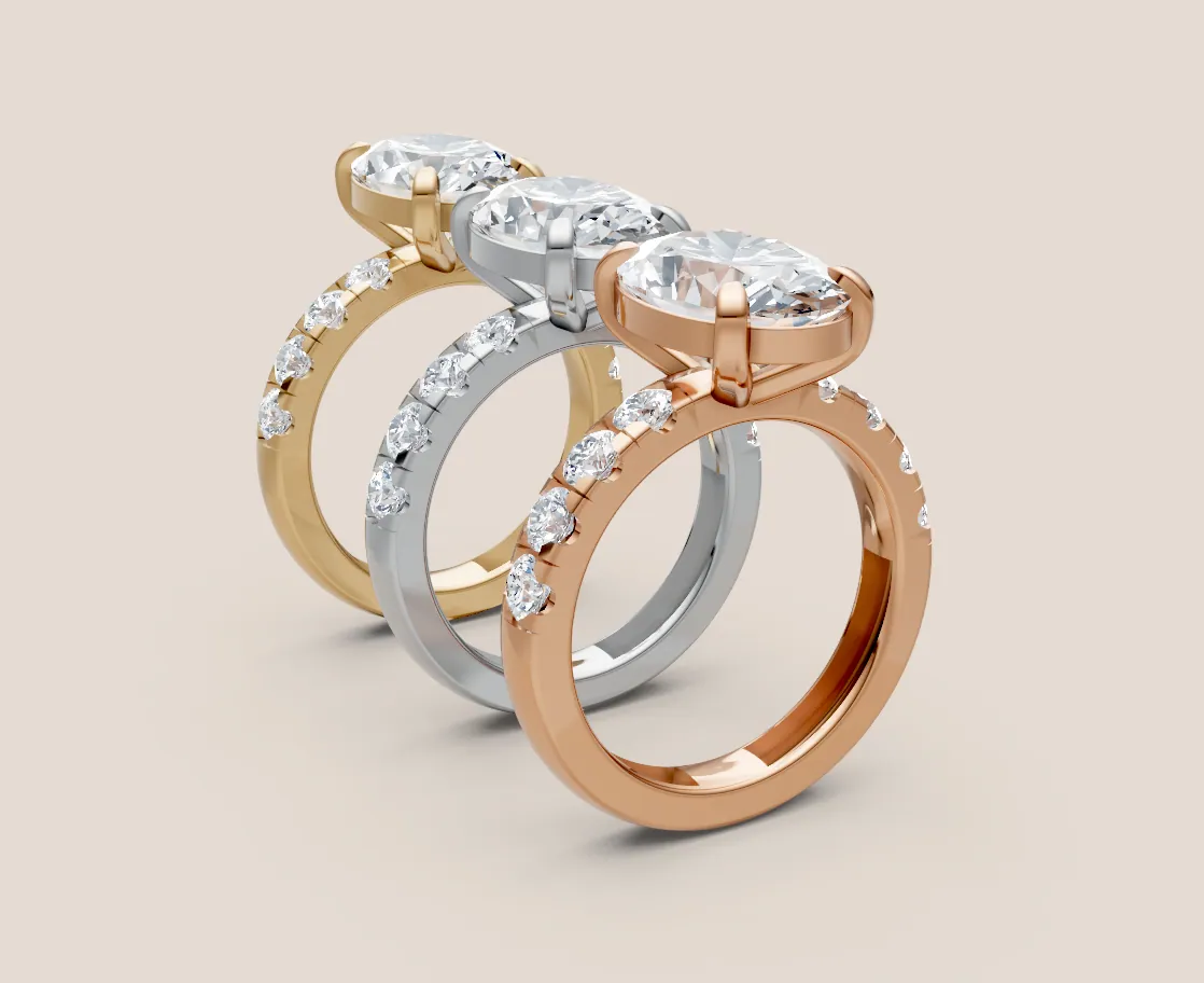 4ct Oval Ring 3 thumbnail 4