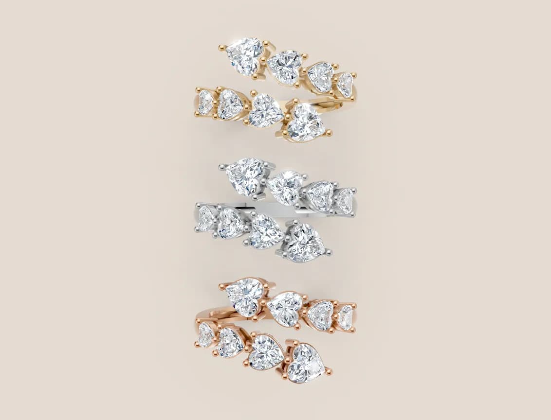 Diamond Cluster Ring R00935 thumbnail 3