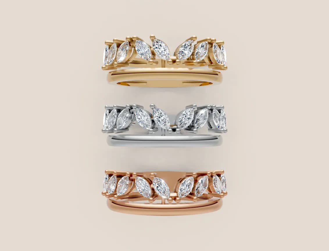 Diamond Cluster Ring R00940 thumbnail 3