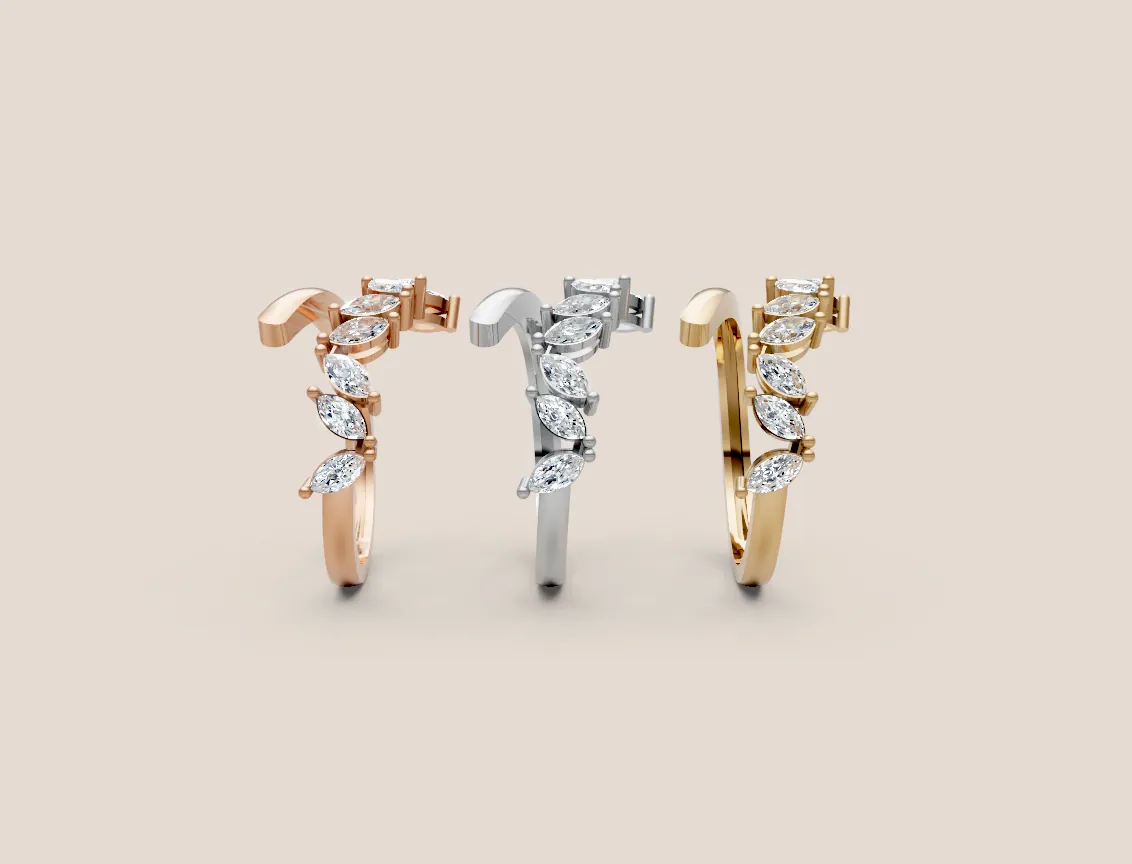 Diamond Cluster Ring R00942 thumbnail 2