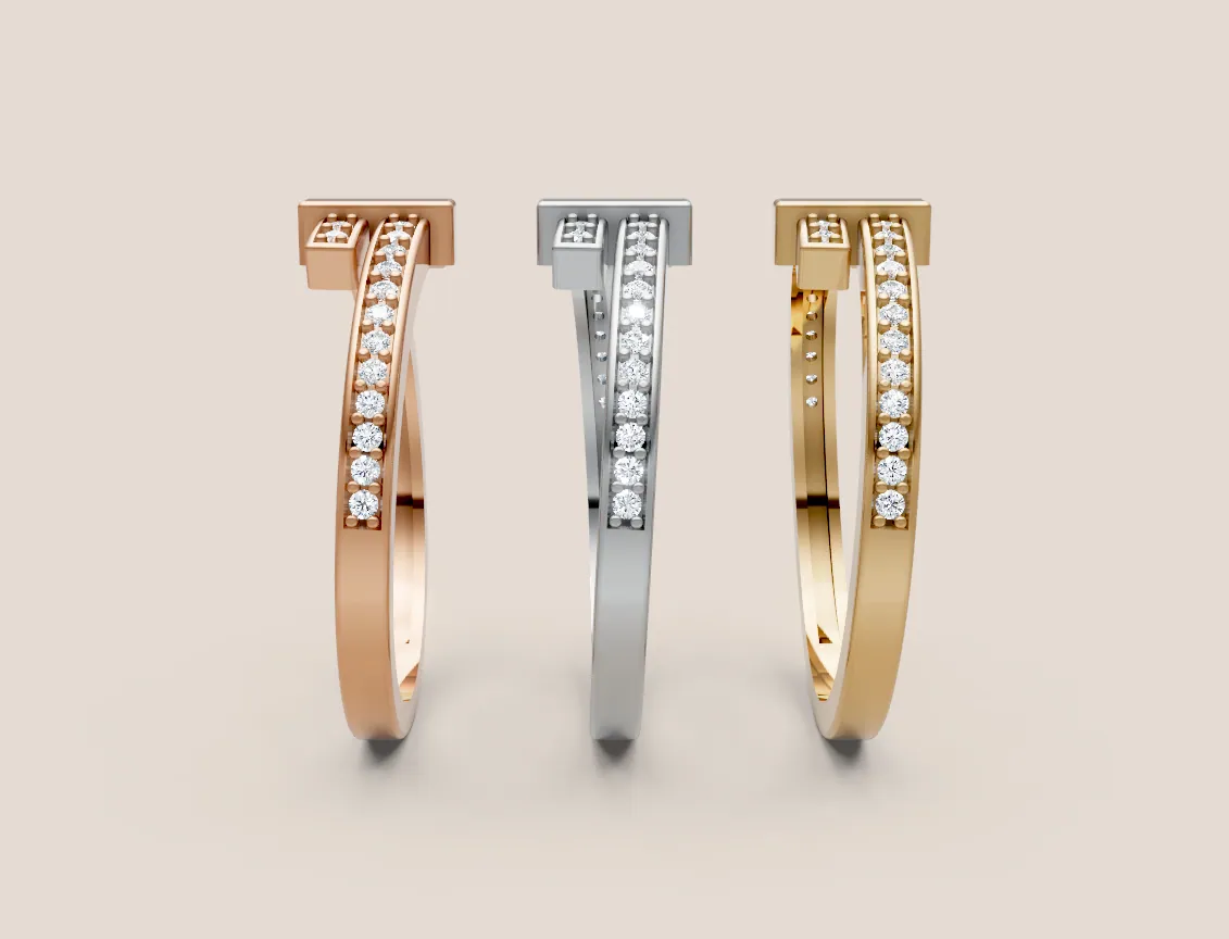 Diamond Cluster Ring R00946 thumbnail 2