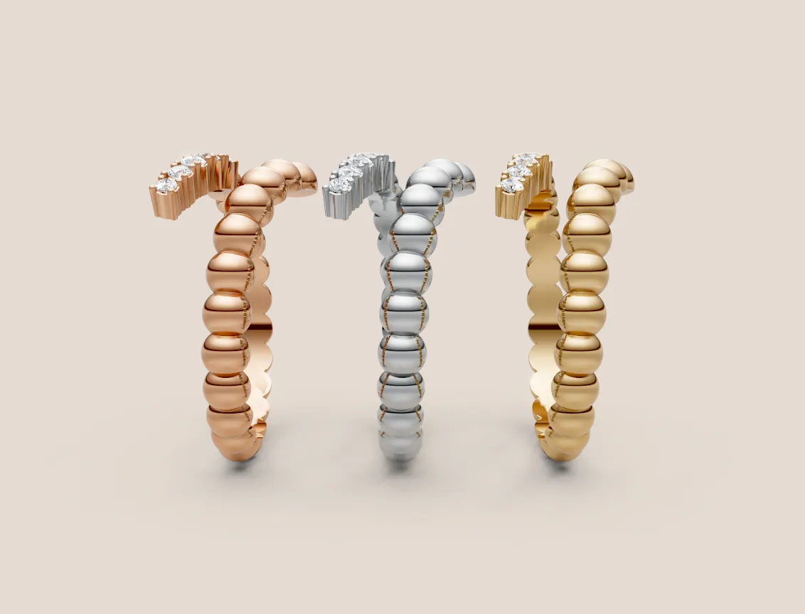 Diamond Cluster Ring R00962 thumbnail 2