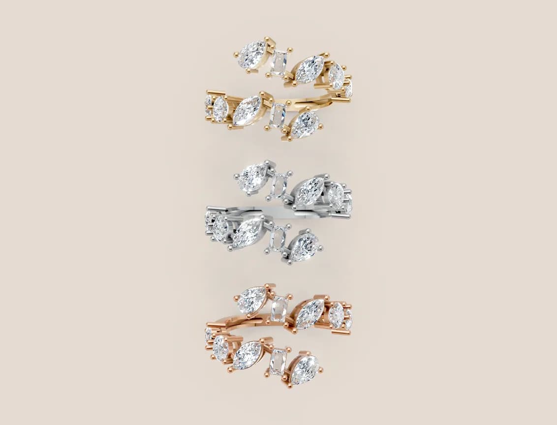 Diamond Cocktail Ring R00929 thumbnail 3