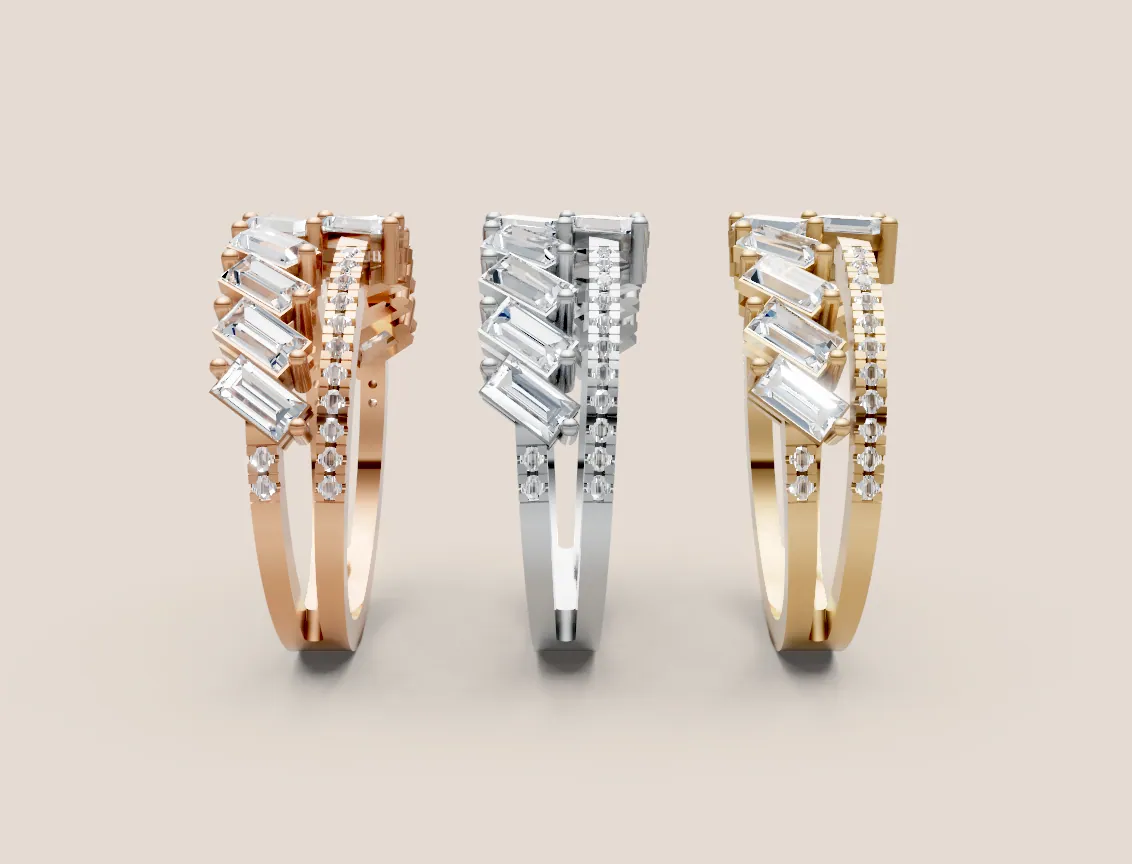 Diamond Cocktail Ring R00932 thumbnail 2