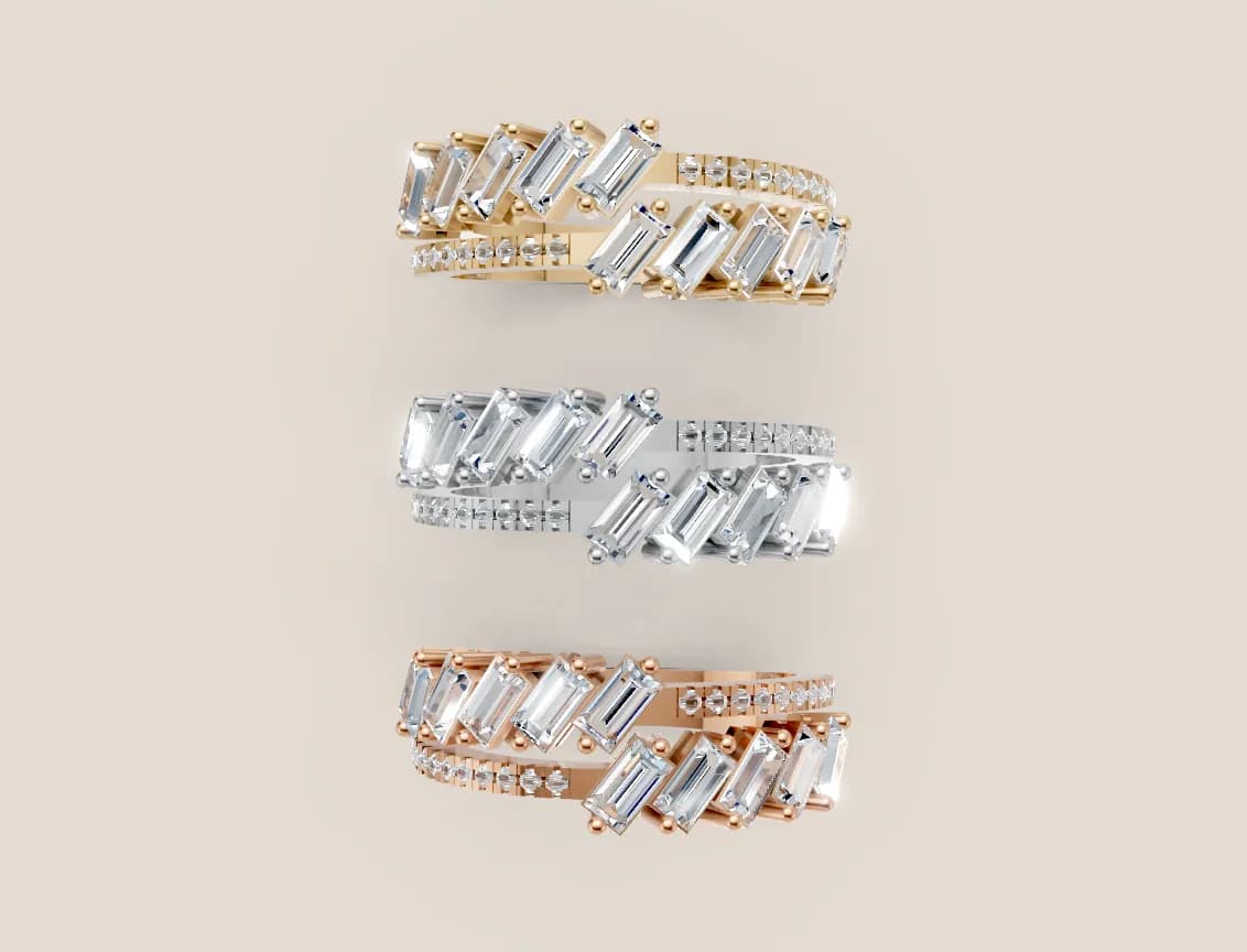 Diamond Cocktail Ring R00932 thumbnail 3