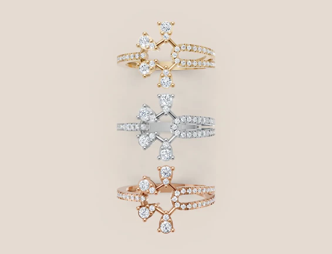 Diamond Cocktail Ring R00951 thumbnail 3