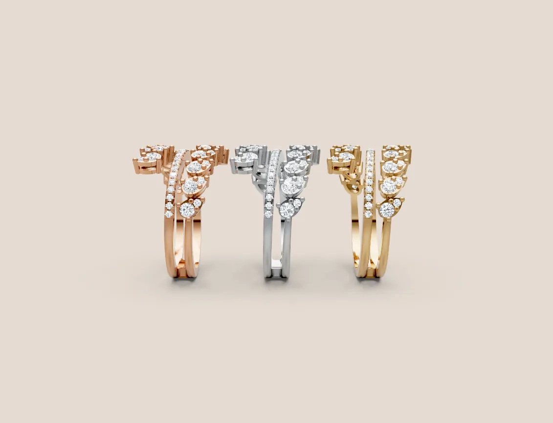 Diamond Cocktail Ring R00955 thumbnail 3