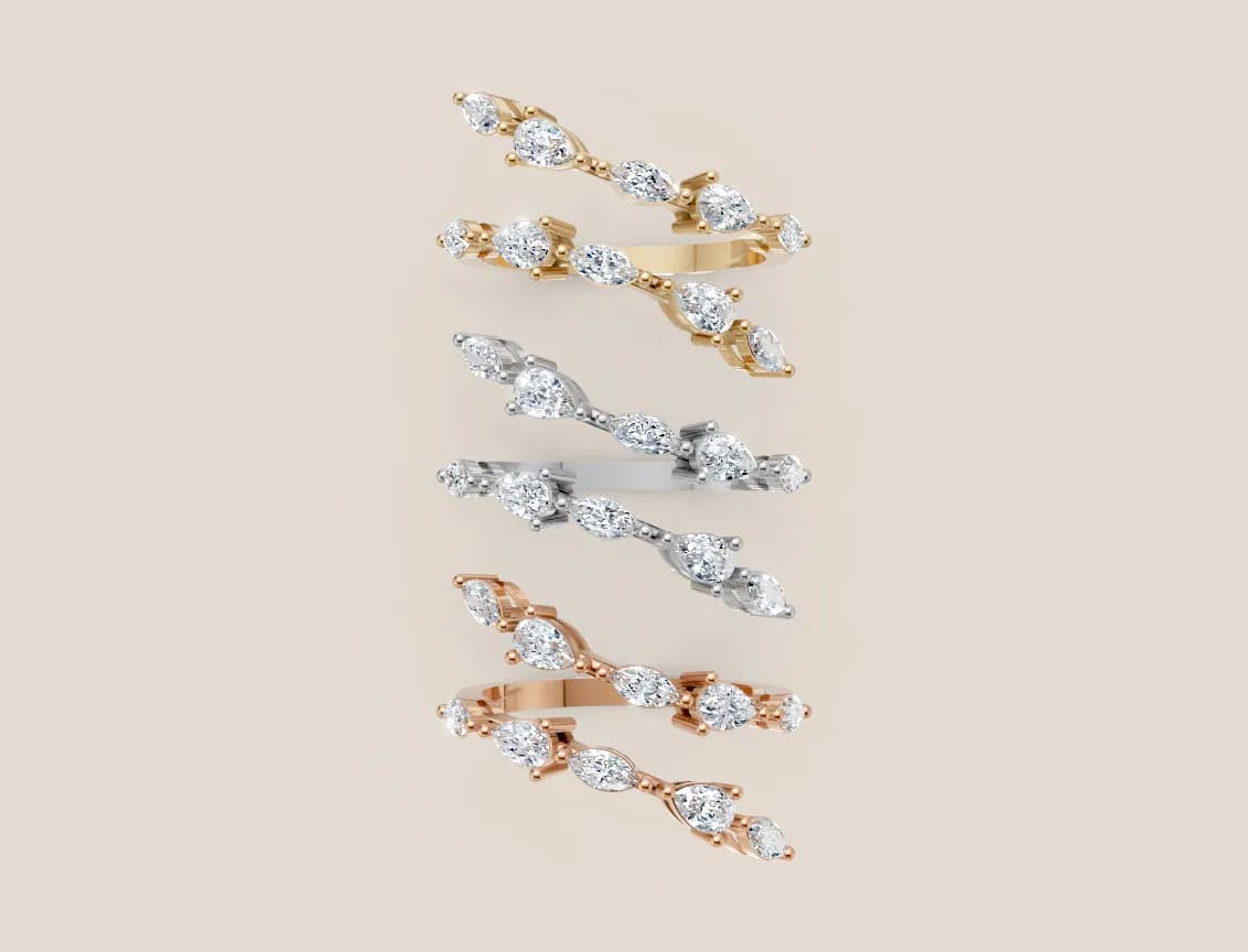 Diamond Cocktail Ring R00961 thumbnail 3