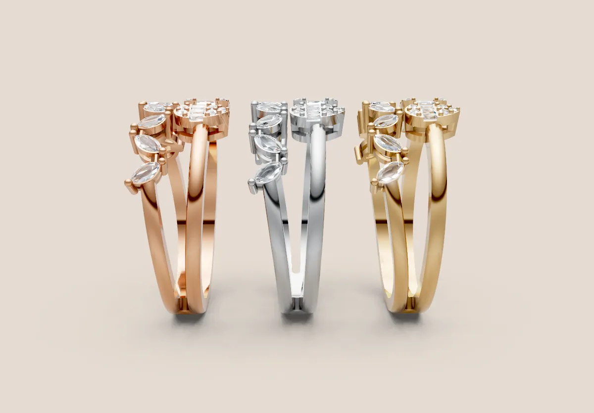Diamond Cocktail Ring R00980 thumbnail 2