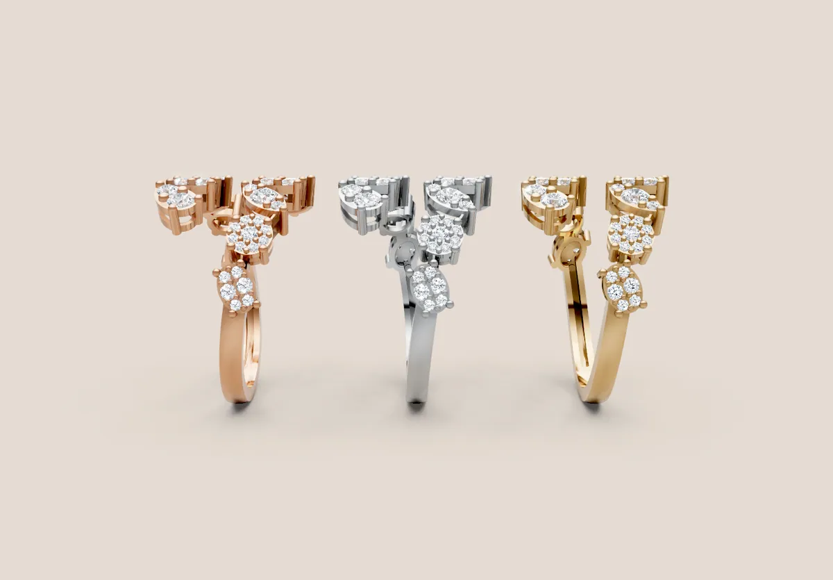Diamond Cocktail Ring R00983 thumbnail 2