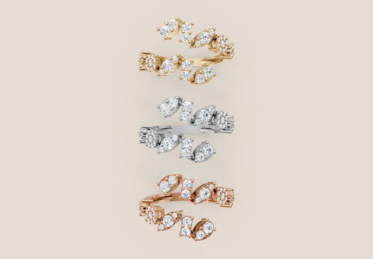 Diamond Cocktail Ring R00983 thumbnail 3