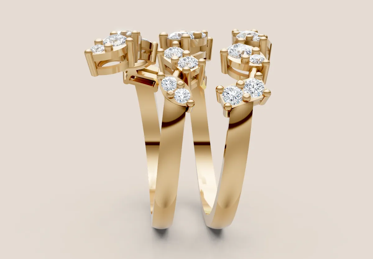Diamond Cocktail Ring R00987 thumbnail 2