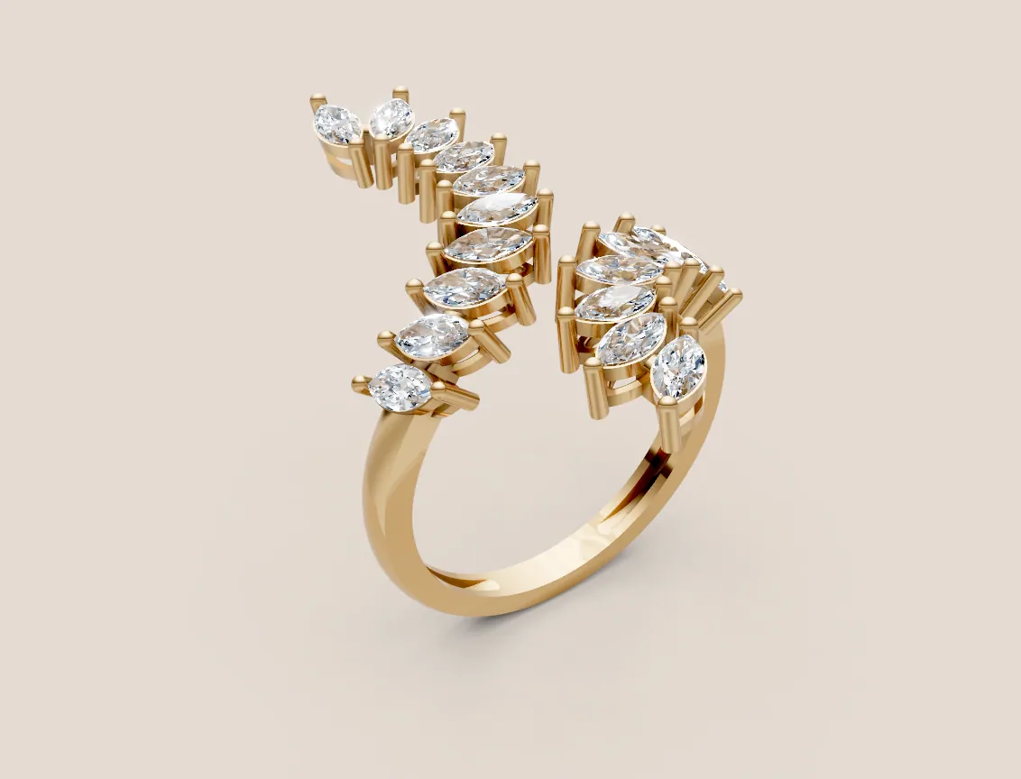 Comète Wrap Ring