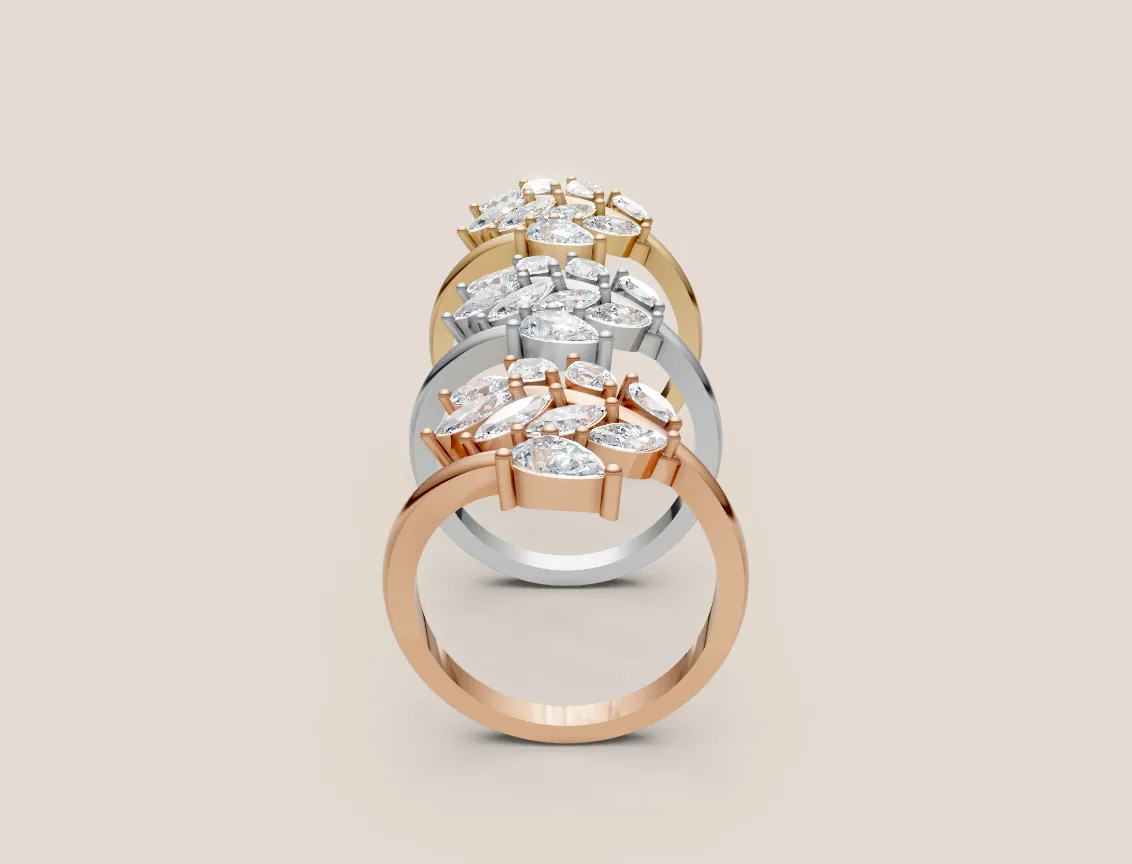 Fancy Diamond Ring R00923 thumbnail 2