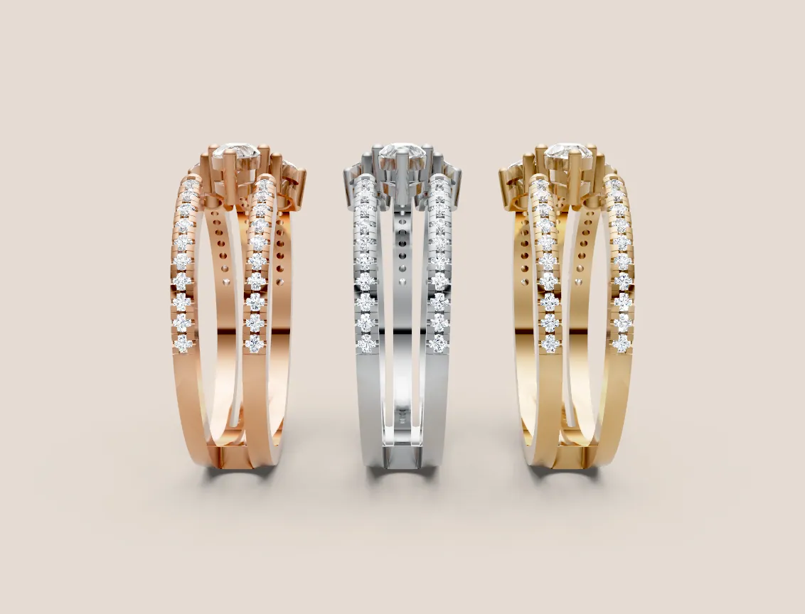 Fancy Diamond Ring R00938 thumbnail 2
