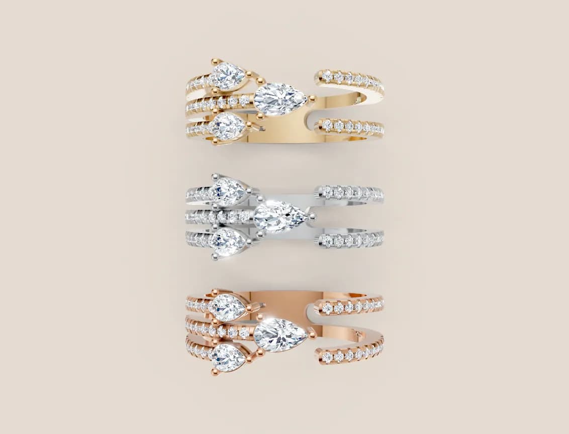 Fancy Diamond Ring R00938 thumbnail 3