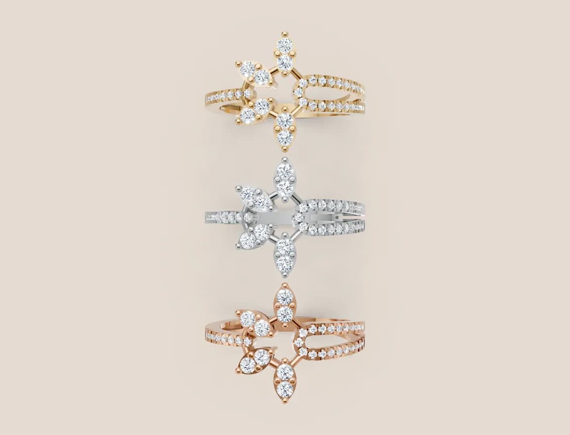Fancy Diamond Ring R00949 thumbnail 3