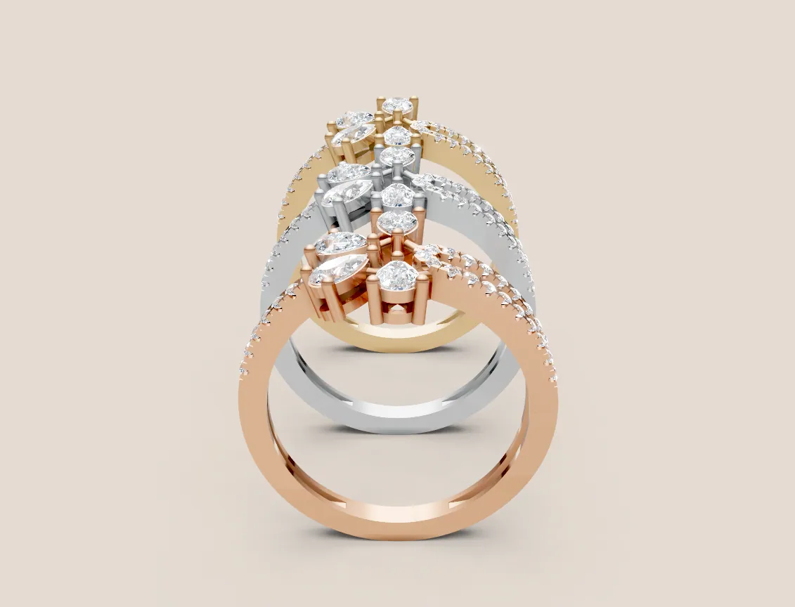 Fancy Diamond Ring R00953 thumbnail 2