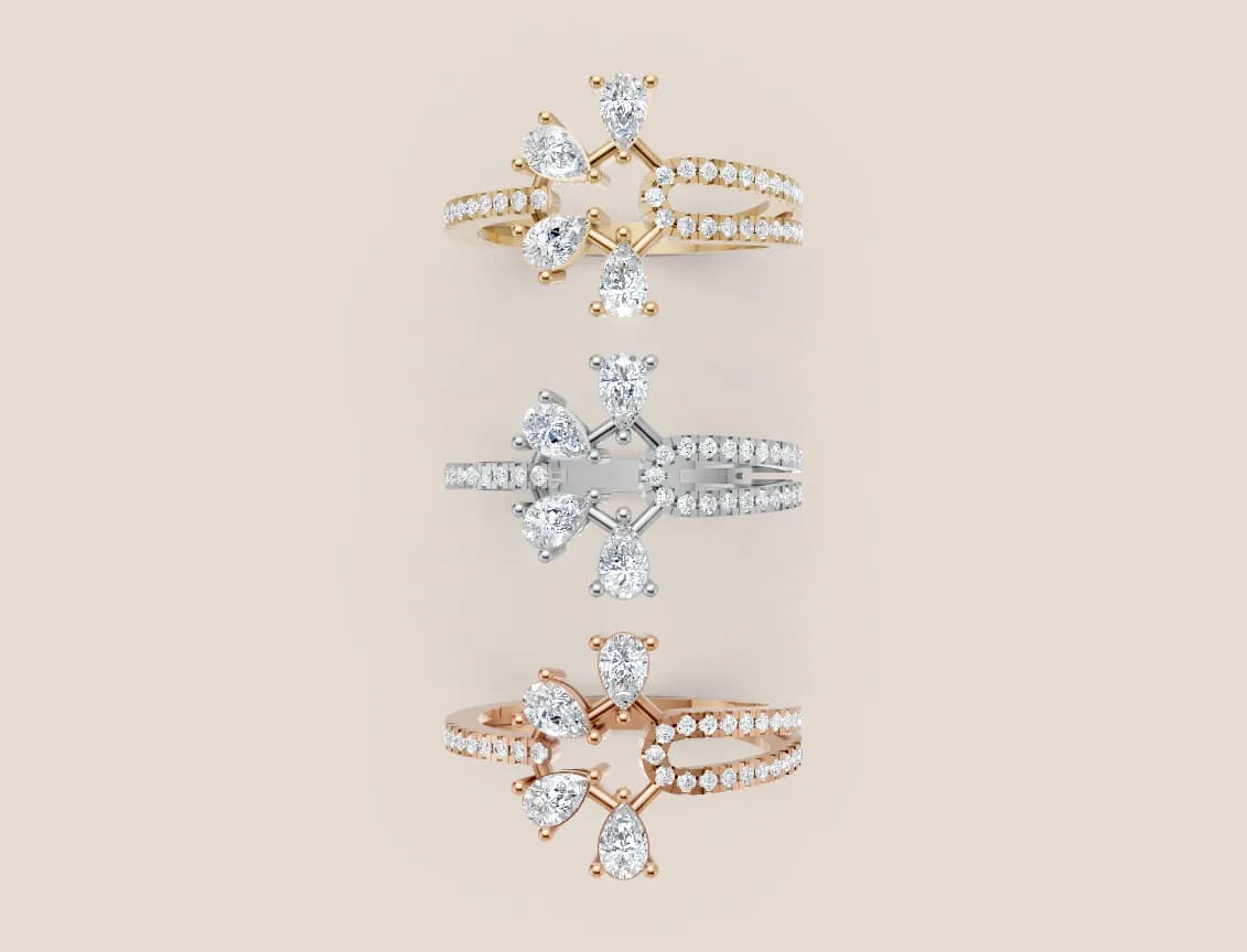 Fancy Diamond Ring R00953 thumbnail 3