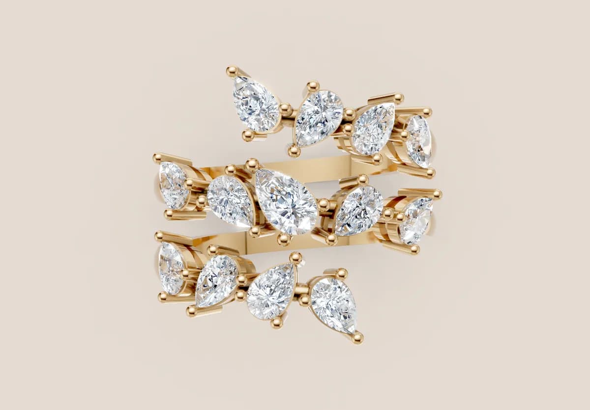 Fancy Diamond Ring R00972 thumbnail 3