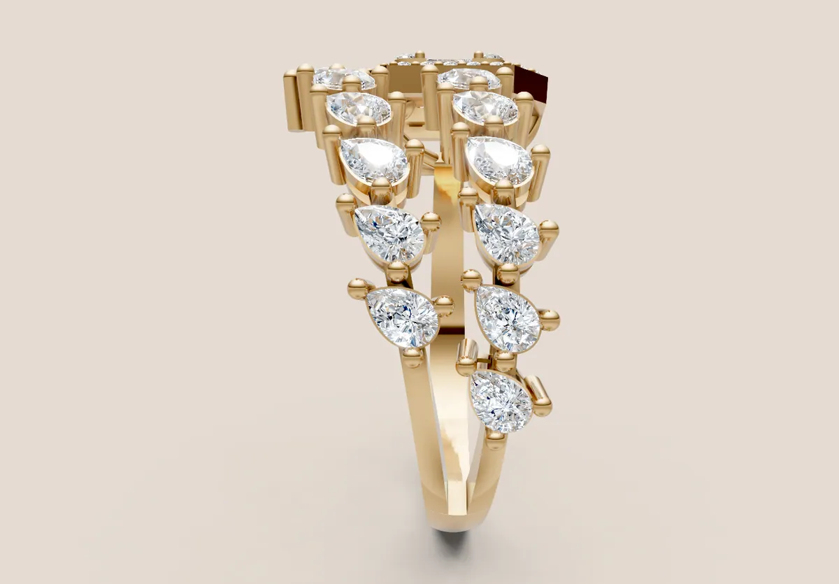 Fancy Diamond Ring R00976 thumbnail 2