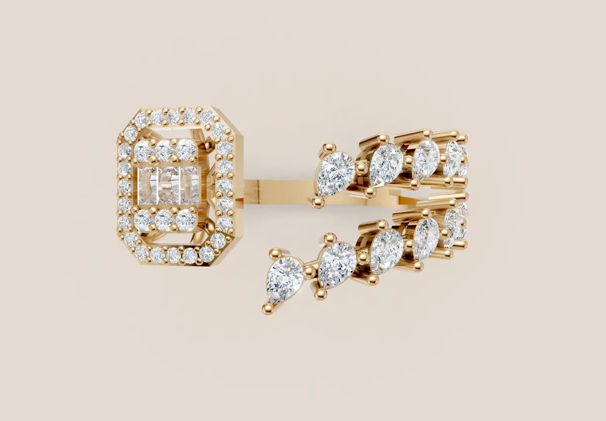 Fancy Diamond Ring R00976 thumbnail 3