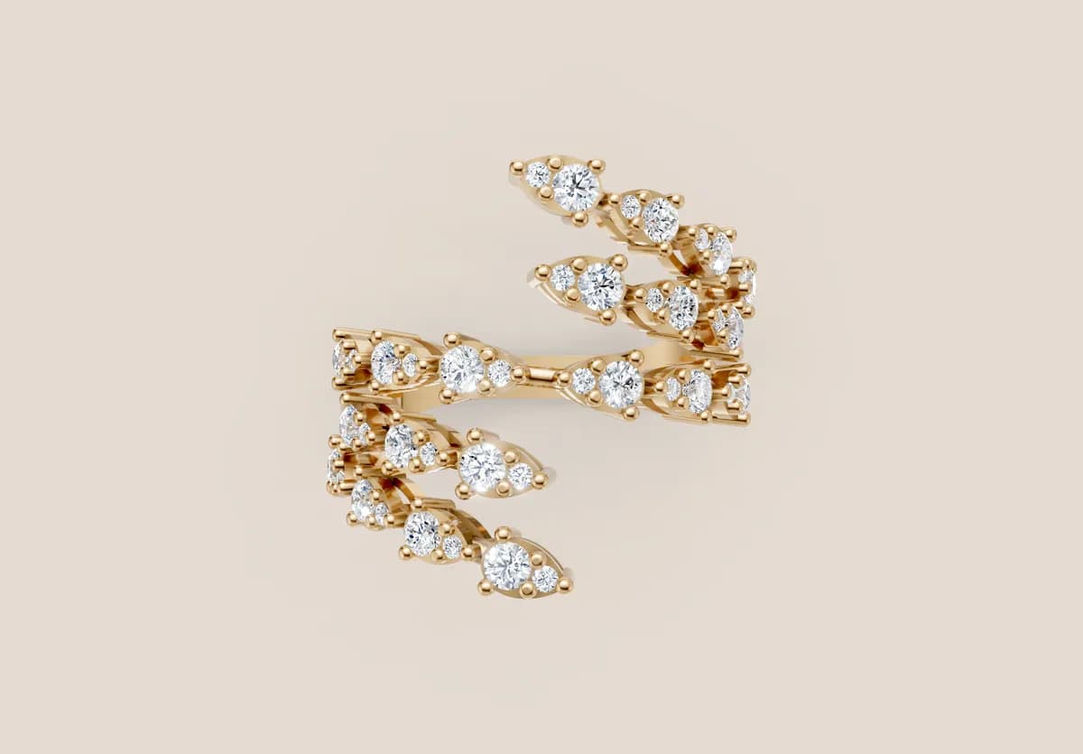 Fancy Diamond Ring R00989 thumbnail 3