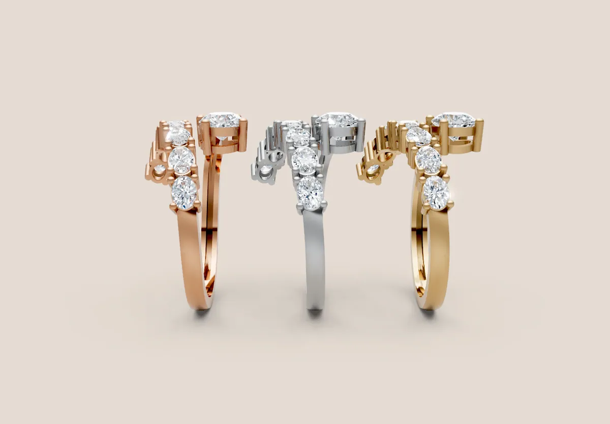 Fancy Diamond Ring R01001 thumbnail 2