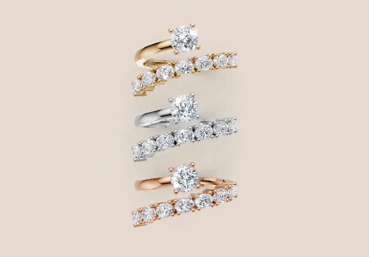 Fancy Diamond Ring R01001 thumbnail 3