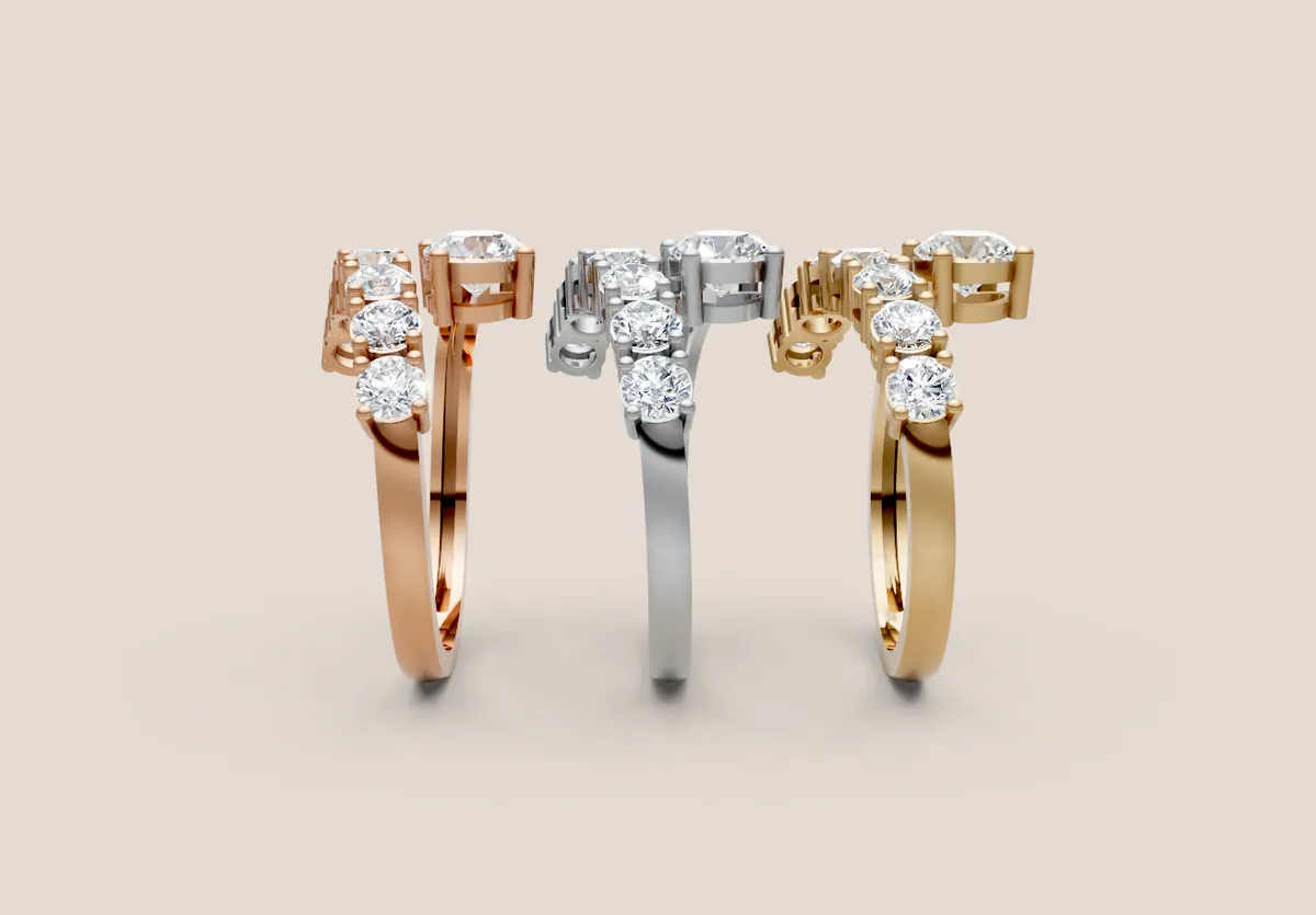 Fancy Diamond Ring R01009 thumbnail 2