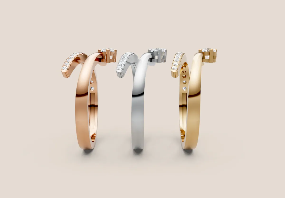 Fancy Diamond Ring R01013 thumbnail 2