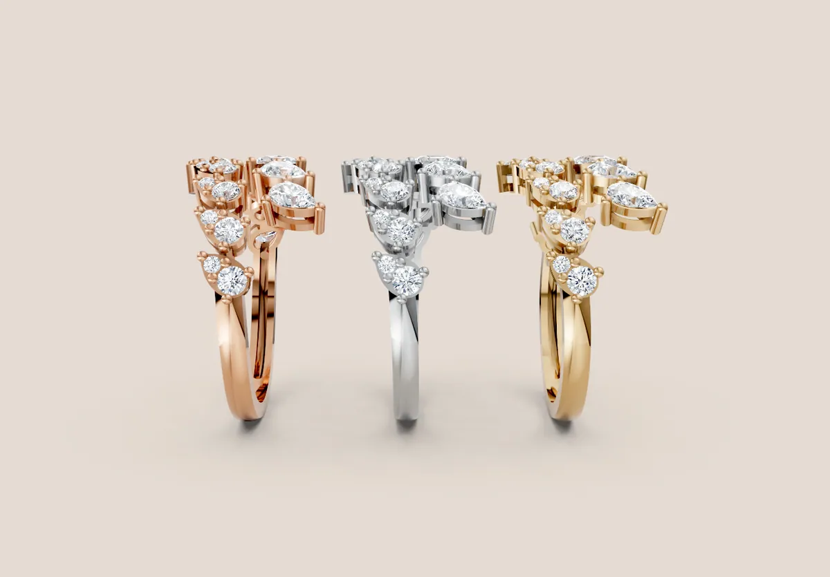 Fancy Diamond Ring R01017 thumbnail 2